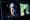 Digital facial recognition technology illustrating AI deepfakes and online impersonation of a man in a white baseball cap next to a blurred real image.